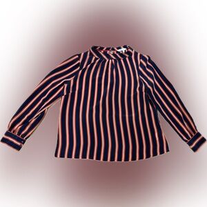 Boden Women’s Striped Long Sleeve Blouse – Size US 12 (UK 16)